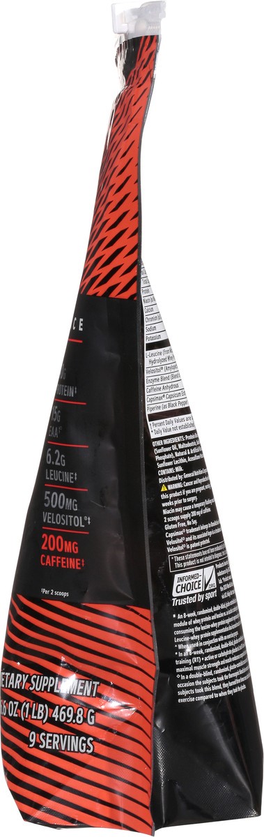 slide 9 of 13, GNC AMP Wheybolic Ripped Classic Vanilla Whey Protein 16.6 oz, 16.6 oz