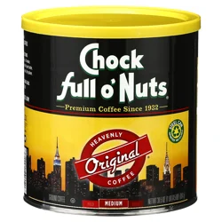Chock Full O' Nuts Chock Full o'Nuts Original Ground Coffee 30.5 oz. Can