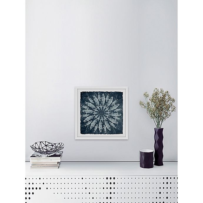 slide 5 of 6, Marmont Hill White Burst Square Framed Wall Art, 25 in