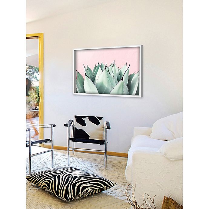 slide 4 of 7, Marmont Hill Sweet Succulents Framed Wall Art, 30 in x 20 in