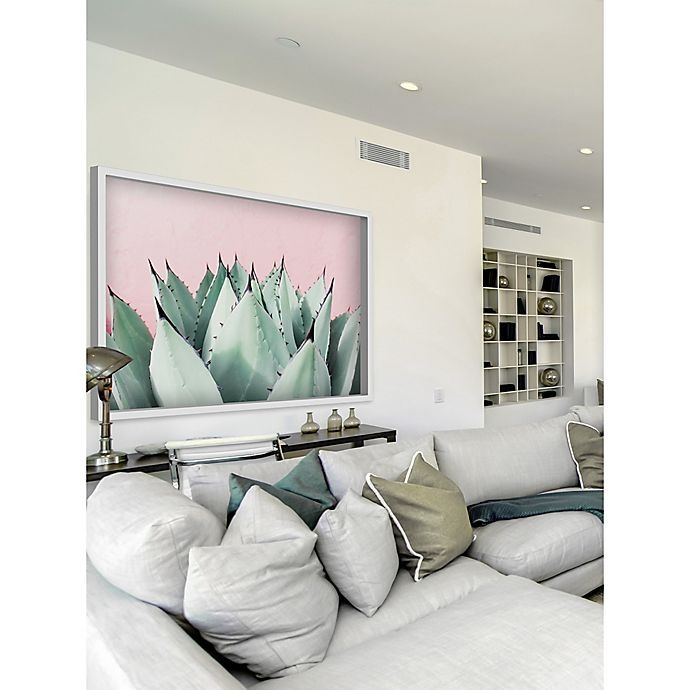 slide 5 of 7, Marmont Hill Sweet Succulents Framed Wall Art, 30 in x 20 in