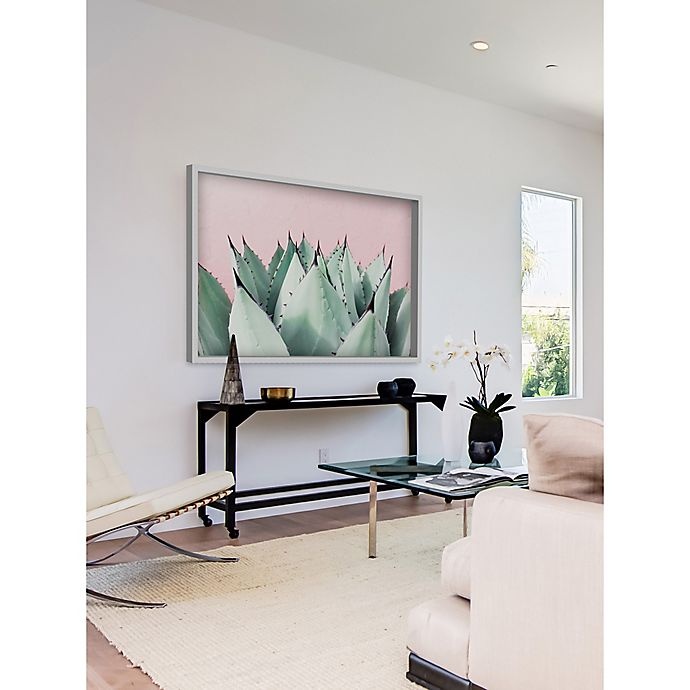 slide 6 of 7, Marmont Hill Sweet Succulents Framed Wall Art, 30 in x 20 in