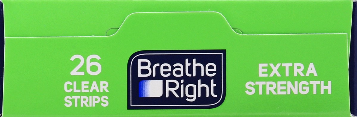 slide 5 of 11, Breathe Right Extra Clear Strip, 26 ct