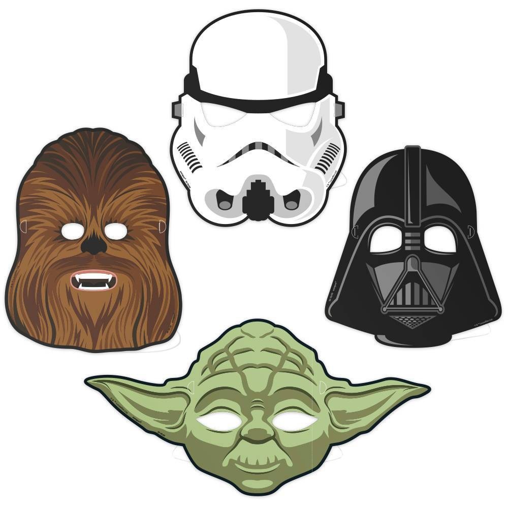 slide 1 of 2, Star Wars Classic Mask, 8 ct