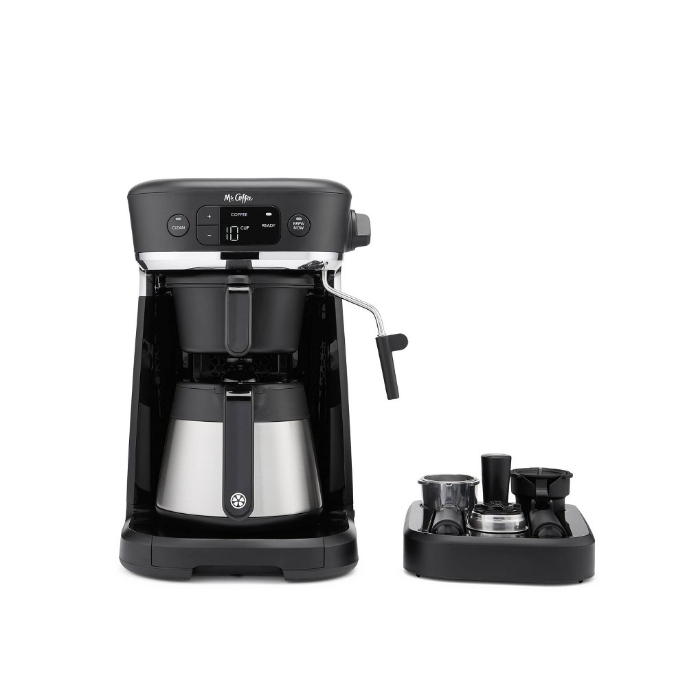 slide 4 of 7, Mr. Coffee Occasions Thermal Carafe Single-Serve Coffee Maker with Storage Tray, 1 ct