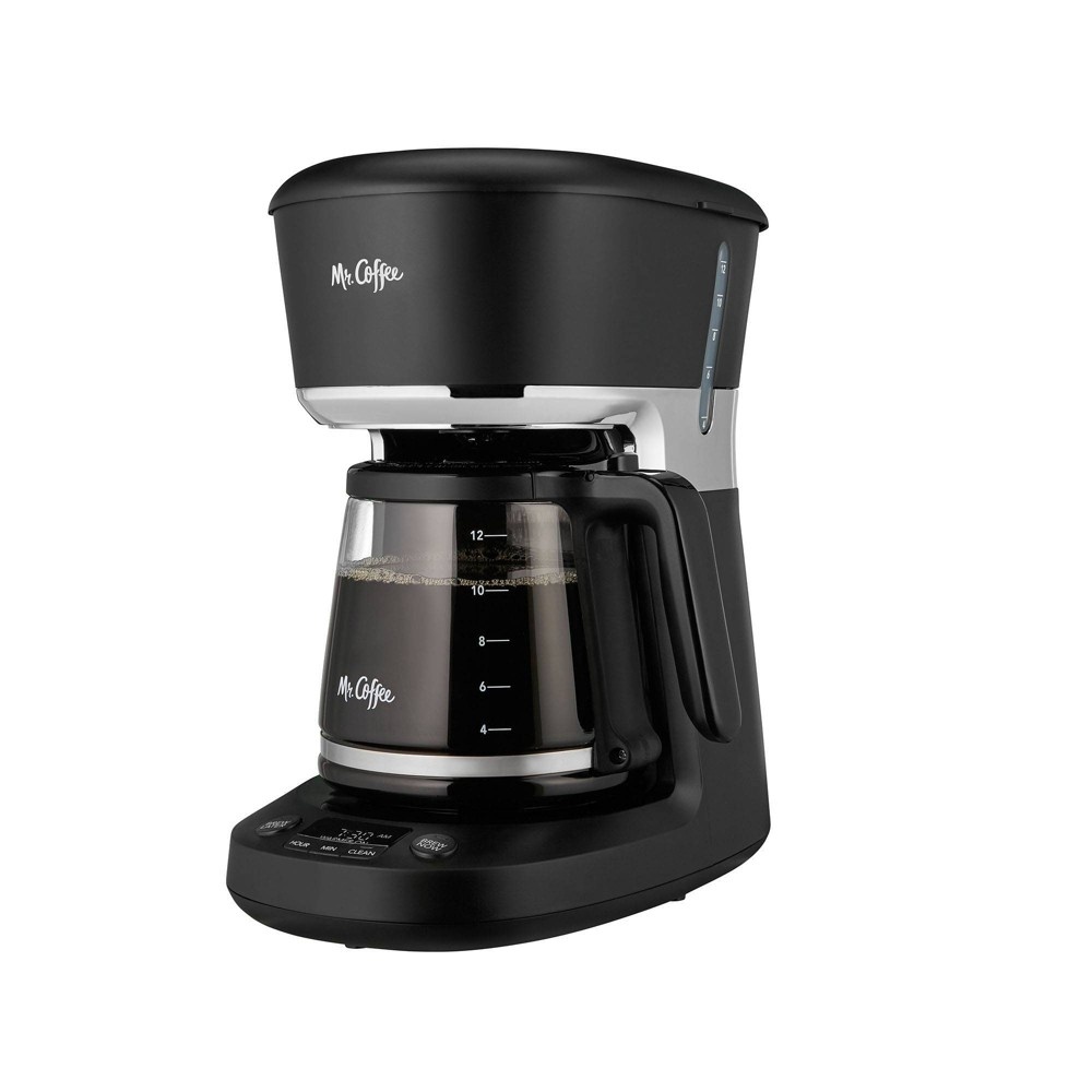 slide 2 of 11, Mr. Coffee 12 Cup Programmable Coffee Maker with Dishwashable Design, 1 ct