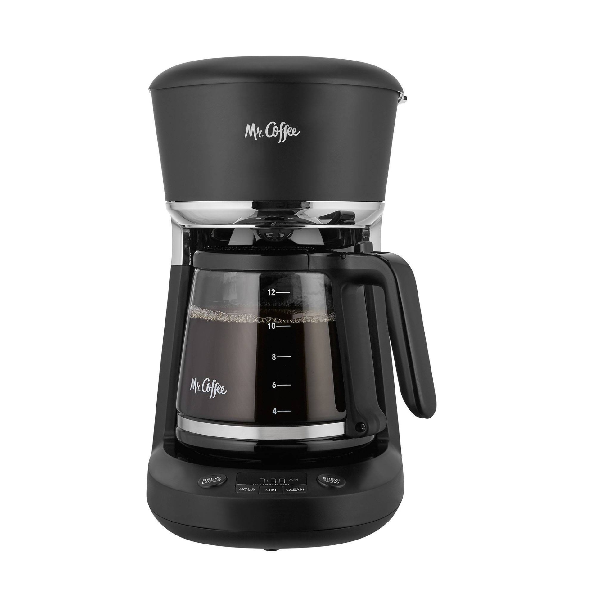 slide 1 of 11, Mr. Coffee 12 Cup Programmable Coffee Maker with Dishwashable Design, 1 ct