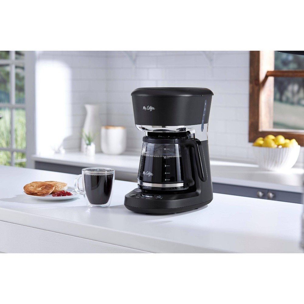 slide 11 of 11, Mr. Coffee 12 Cup Programmable Coffee Maker with Dishwashable Design, 1 ct