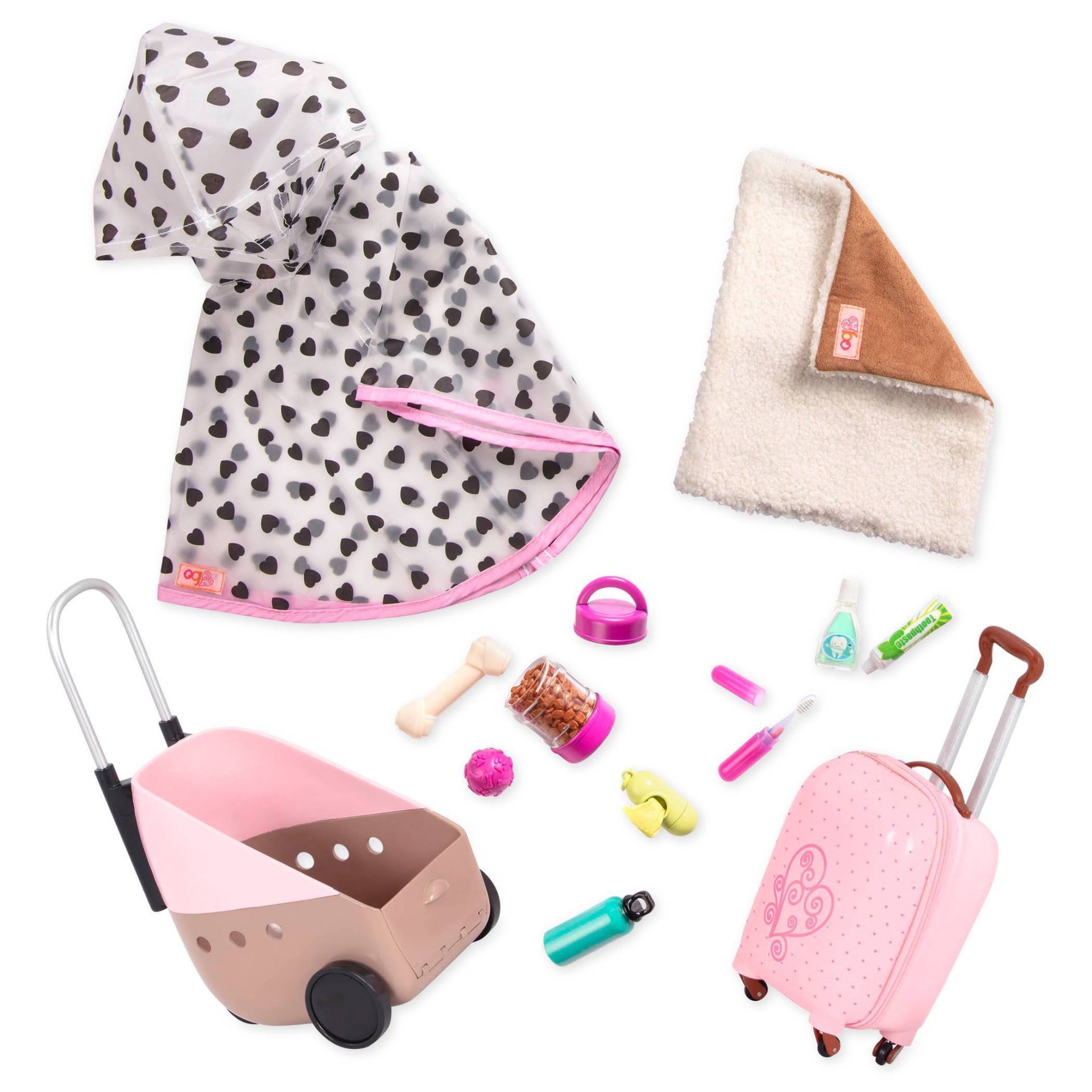 slide 1 of 5, Our Generation Passenger Pets Doll & Pet Travel Accessory Set for 18" Dolls, 1 ct