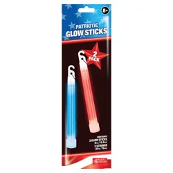 Shaw Patriotic Glow Sticks - 2 Count