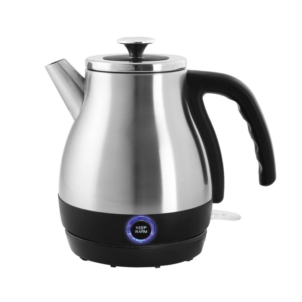 slide 5 of 9, Chantal Keep Warm Electric Kettle - Brushed Stainless Steel, 28 oz