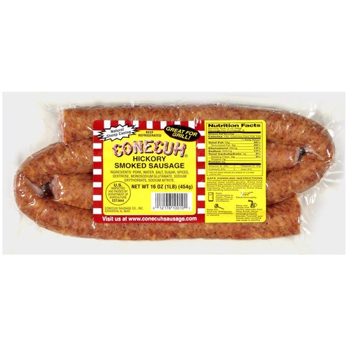 slide 1 of 1, Royal Hickory Smoked Sausage, 16 oz