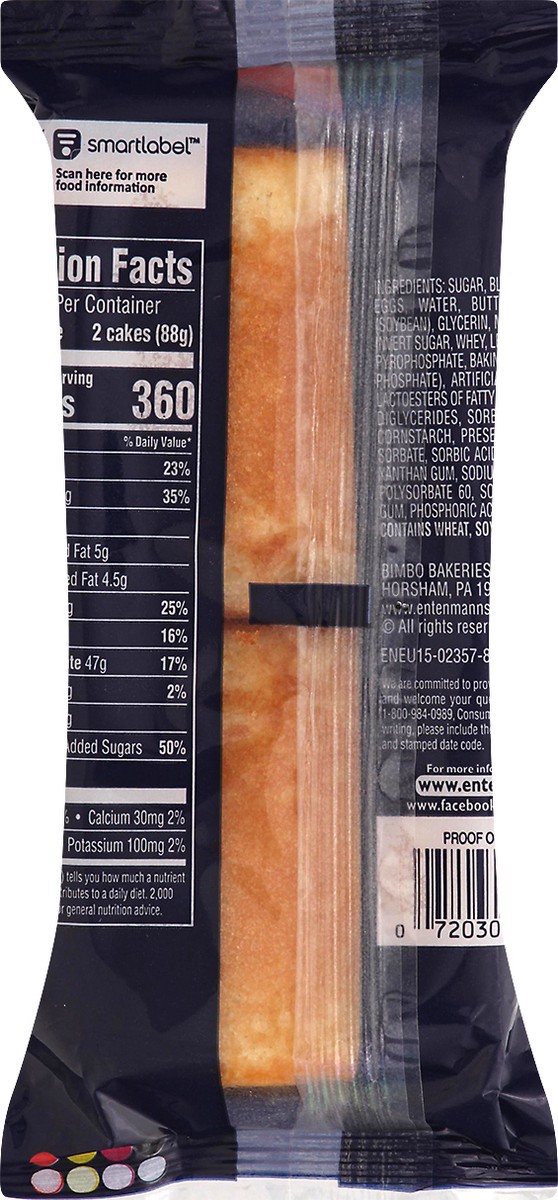 slide 2 of 9, Entenmann's Pound (Individual) Cakes, 2 count, 3.1 oz, 2 ct