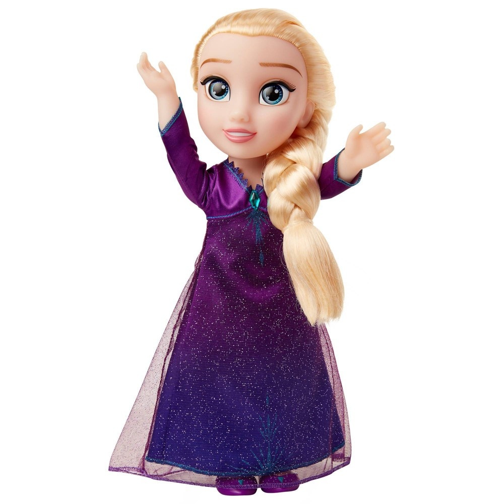 slide 6 of 13, Disney Frozen 2 Into The Unknown Singing Feature Elsa Doll, 1 ct