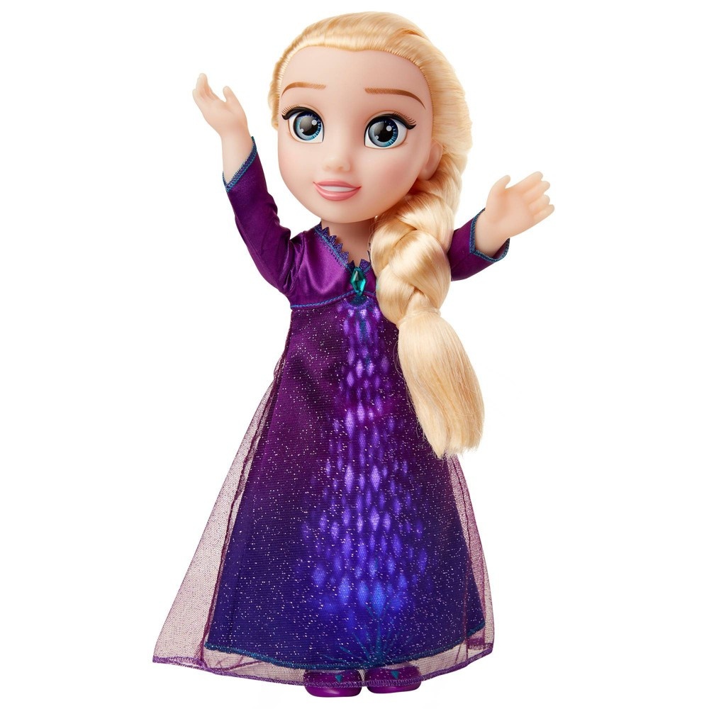 slide 2 of 13, Disney Frozen 2 Into The Unknown Singing Feature Elsa Doll, 1 ct