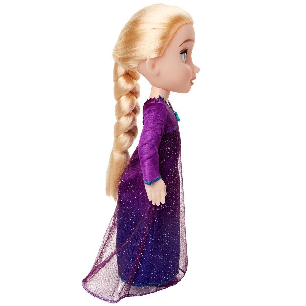 slide 9 of 13, Disney Frozen 2 Into The Unknown Singing Feature Elsa Doll, 1 ct