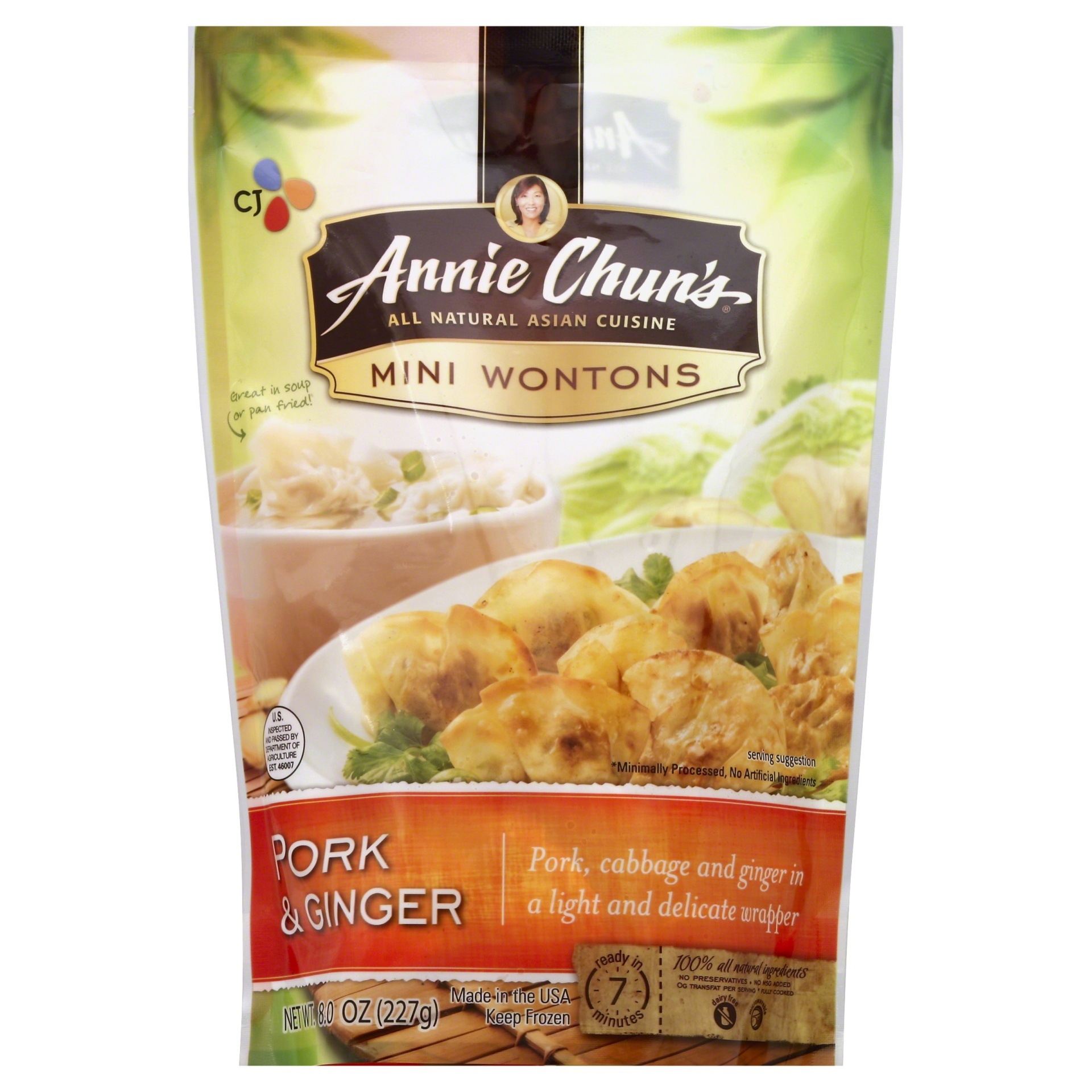 slide 1 of 1, Annie Chun's Wontons 8 oz, 8 oz