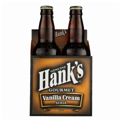 Hank's Gourmet Vanilla Cream Soda - 4 ct