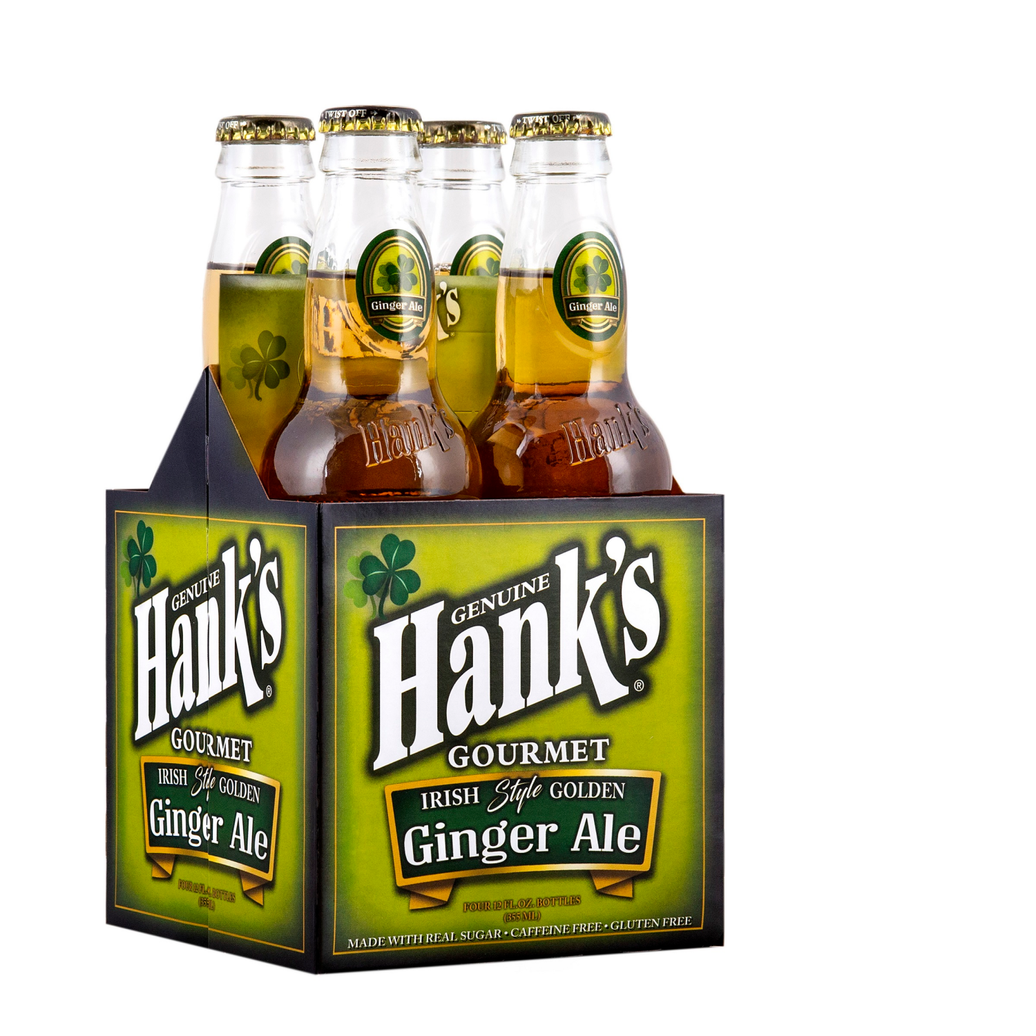 slide 1 of 2, Hank's Hanks Irish Style Golden Ginger Ale - 4 ct; 12 oz - 4 ct; 12 oz, 4 ct; 12 oz