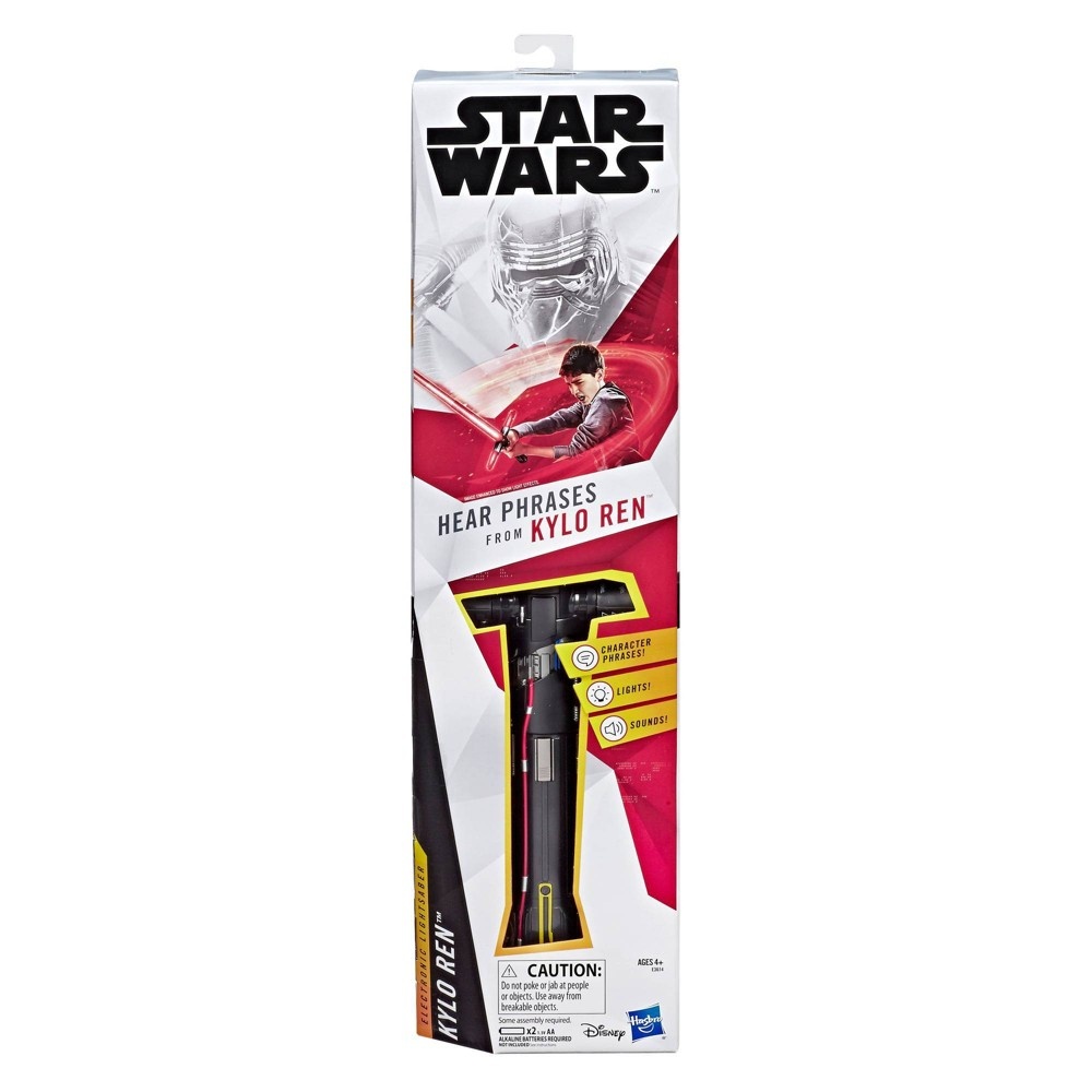 slide 2 of 10, Hasbro Star Wars Kylo Ren Electronic Red Lightsaber Toy, 1 ct