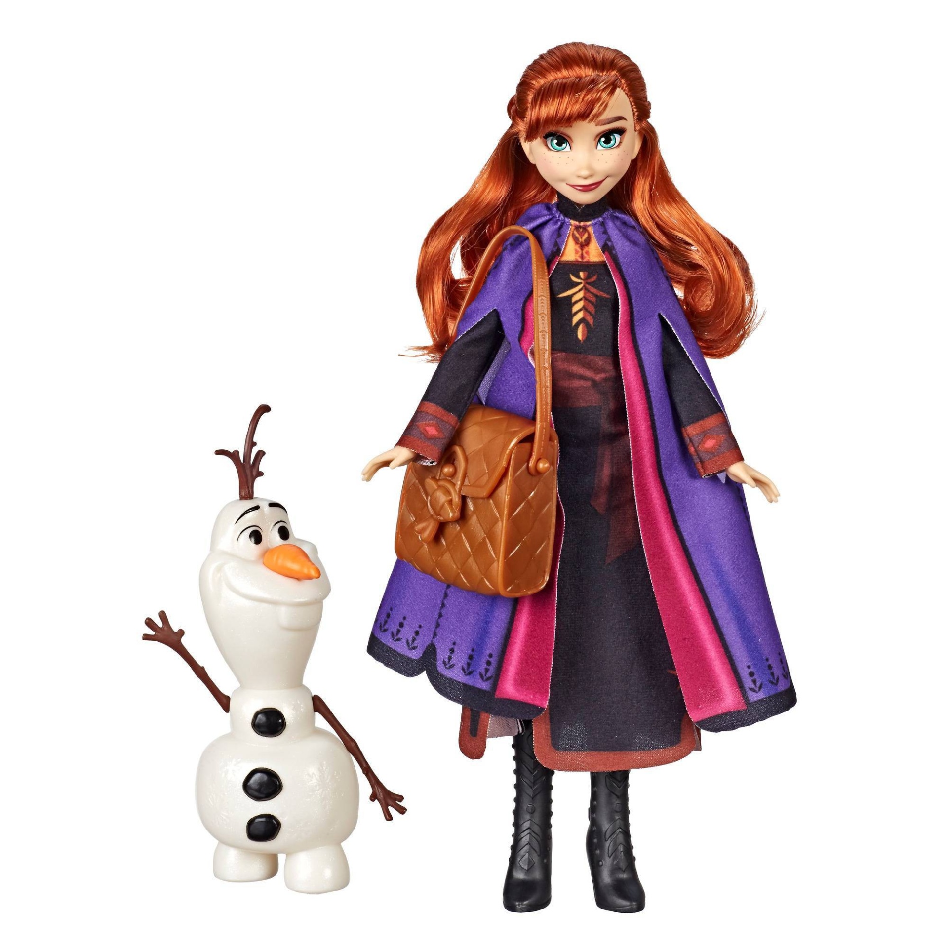 slide 1 of 2, Disney Frozen 2 Anna Doll With Buildable Olaf Figure and Backpack Accessory, 3 ct