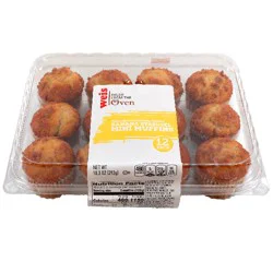 Weis Fresh from the Oven Banana Streusel 12 Pack Mini Muffins