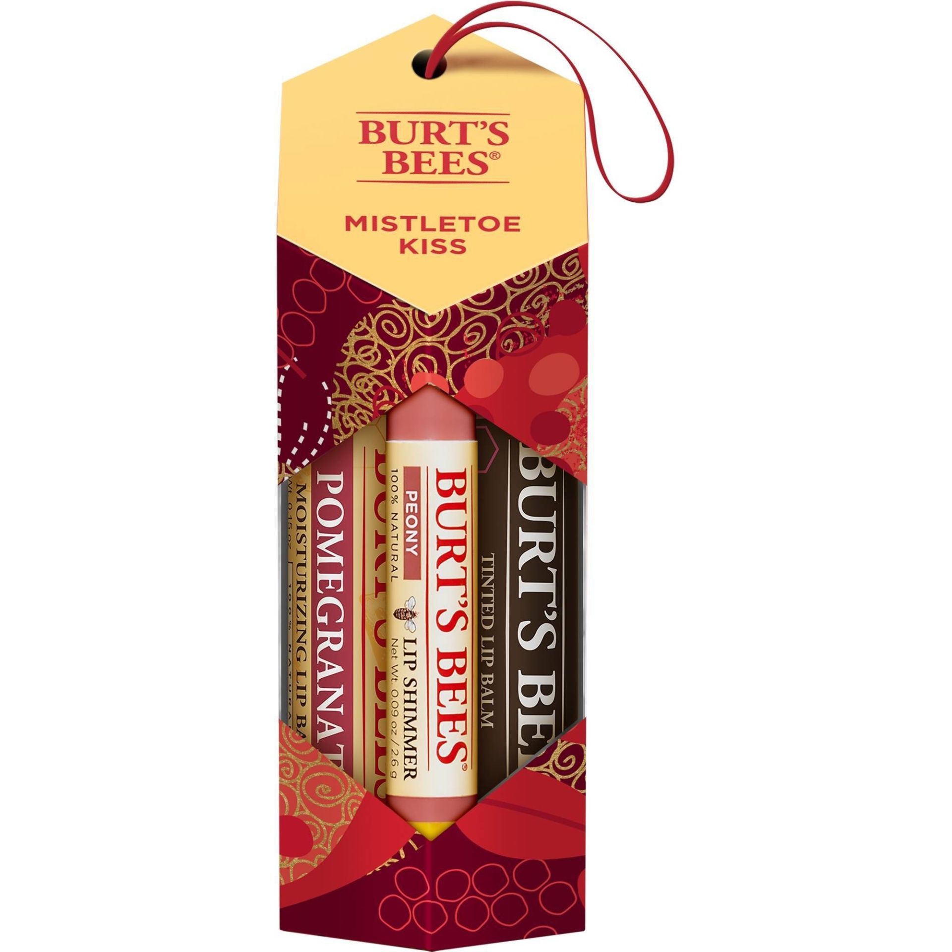 slide 1 of 3, Burt's Bees Mistletoe Kiss Giftset, 3 ct