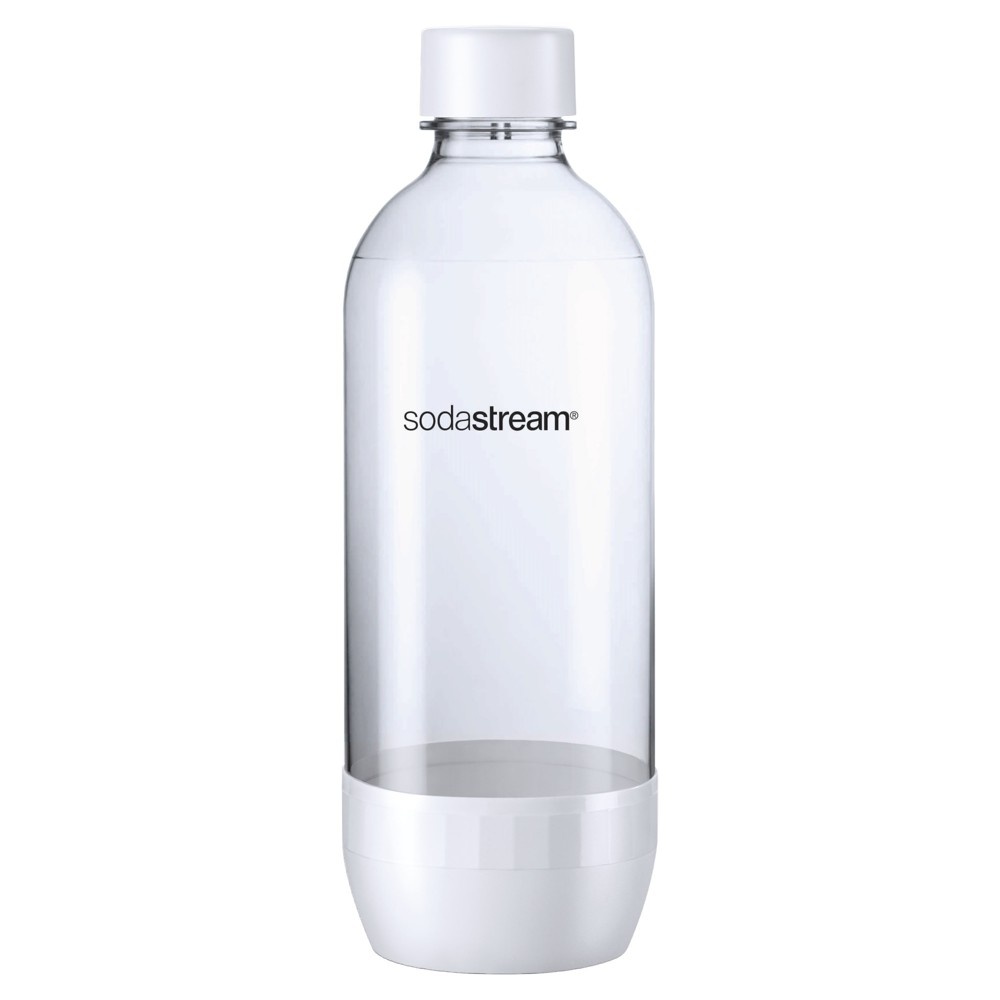 slide 3 of 4, SodaStream 1L Carbonating Bottle Twinpack - White, 2 ct