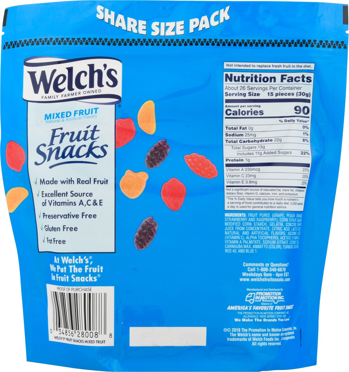 slide 4 of 13, Welch's Share Size Pack Mixed Fruit Fruit Snacks 28 oz, 28 oz