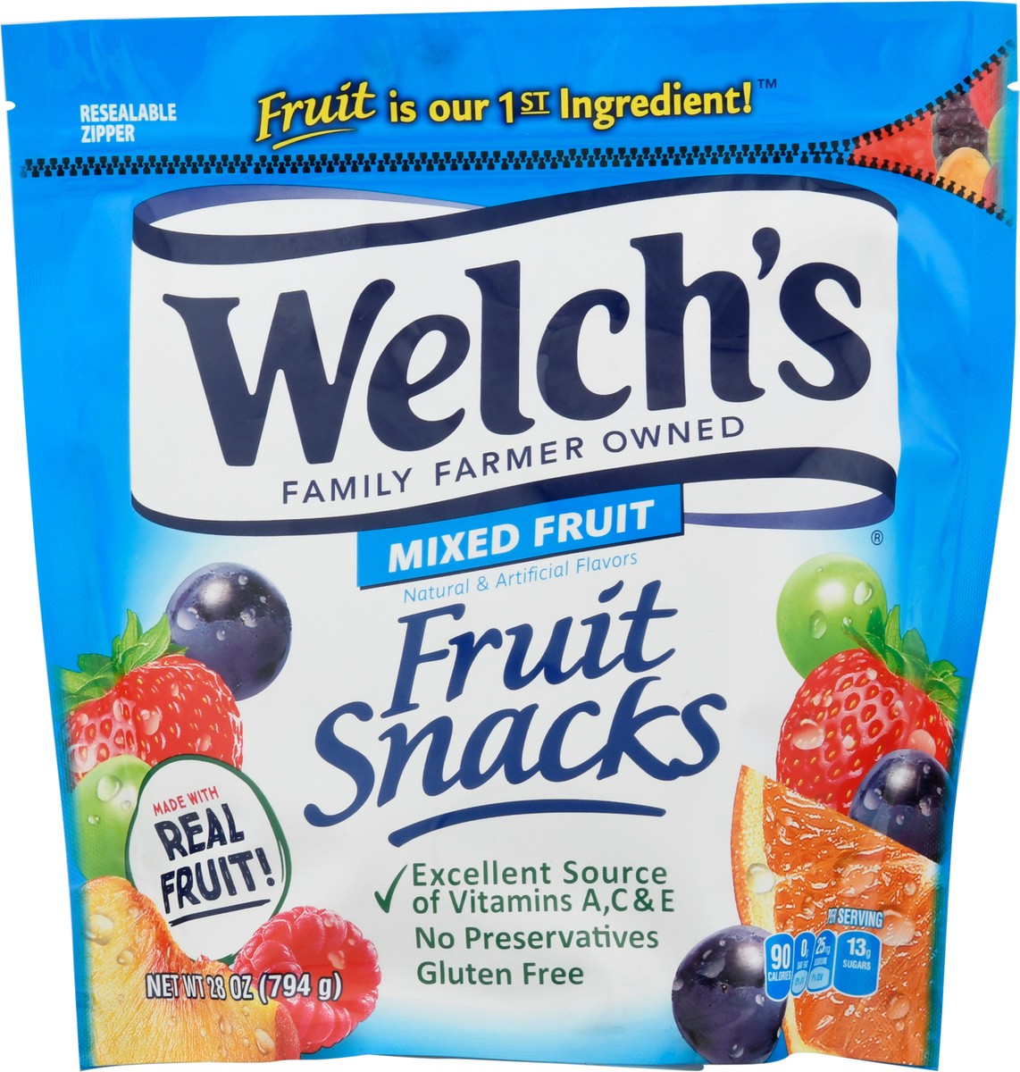 slide 12 of 13, Welch's Share Size Pack Mixed Fruit Fruit Snacks 28 oz, 28 oz