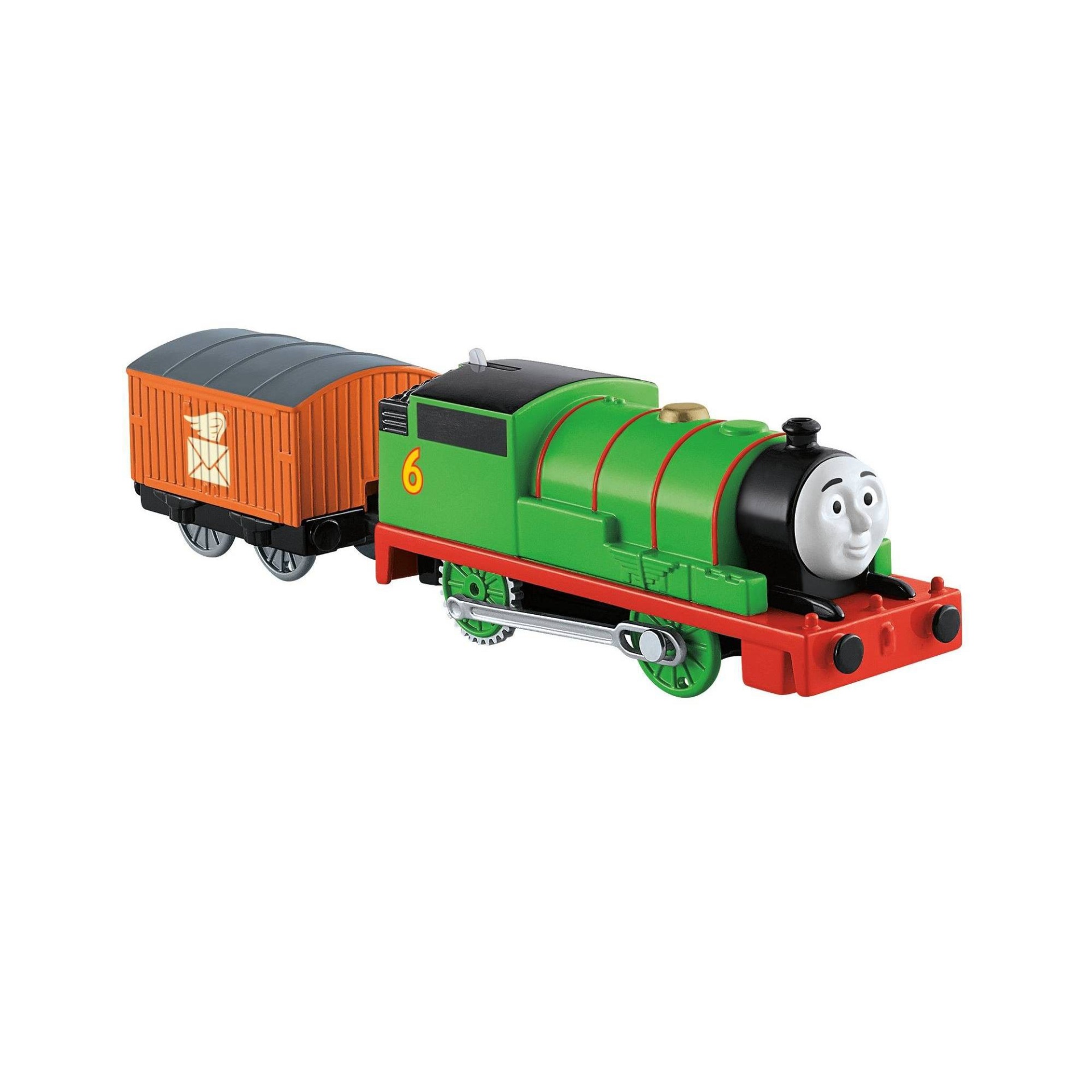 slide 1 of 6, Fisher-Price Thomas & Friends Percy Motorized Engine with Tender, 1 ct