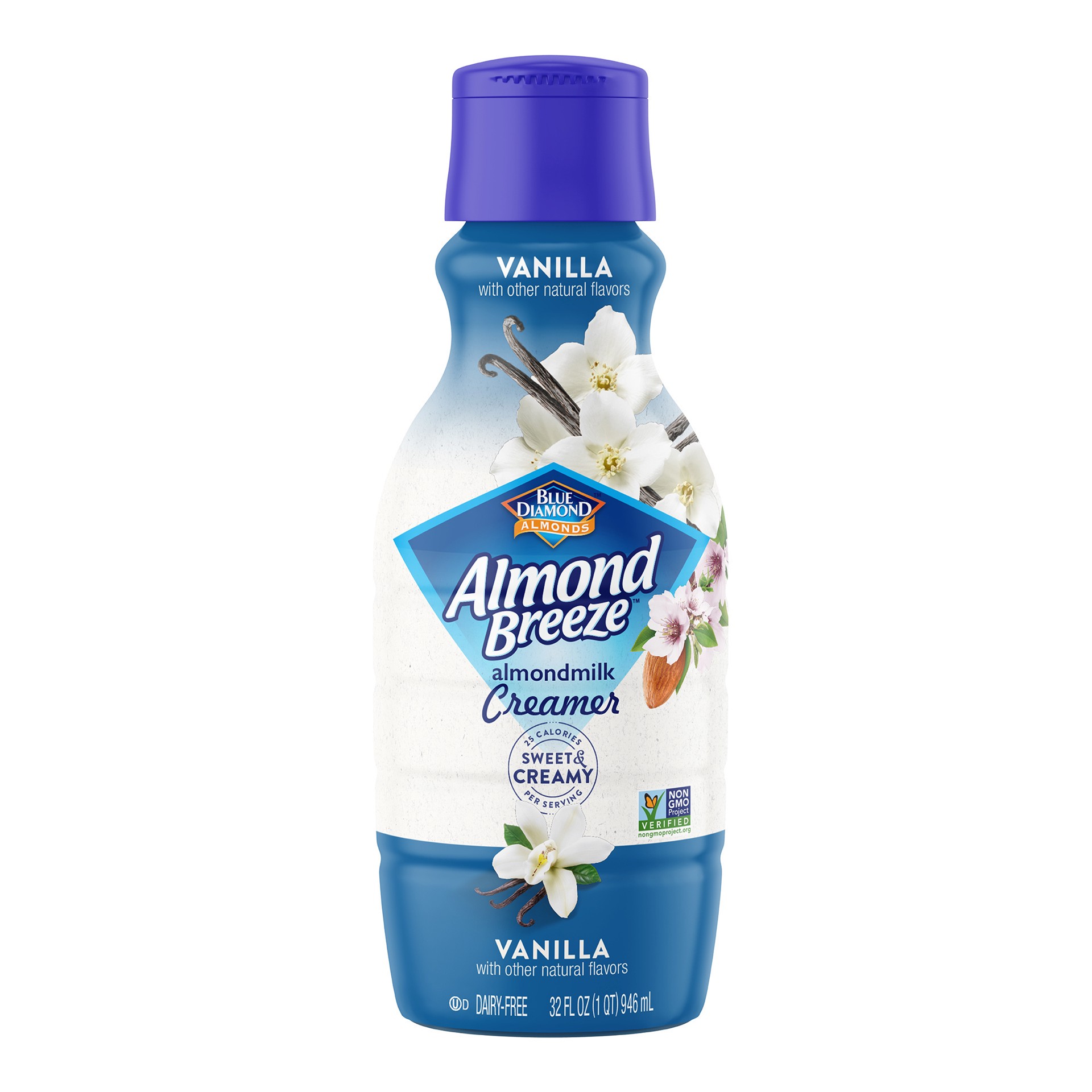 slide 1 of 3, Almond Breeze Vanilla Almondmilk Creamer, 32 oz, 32 fl oz