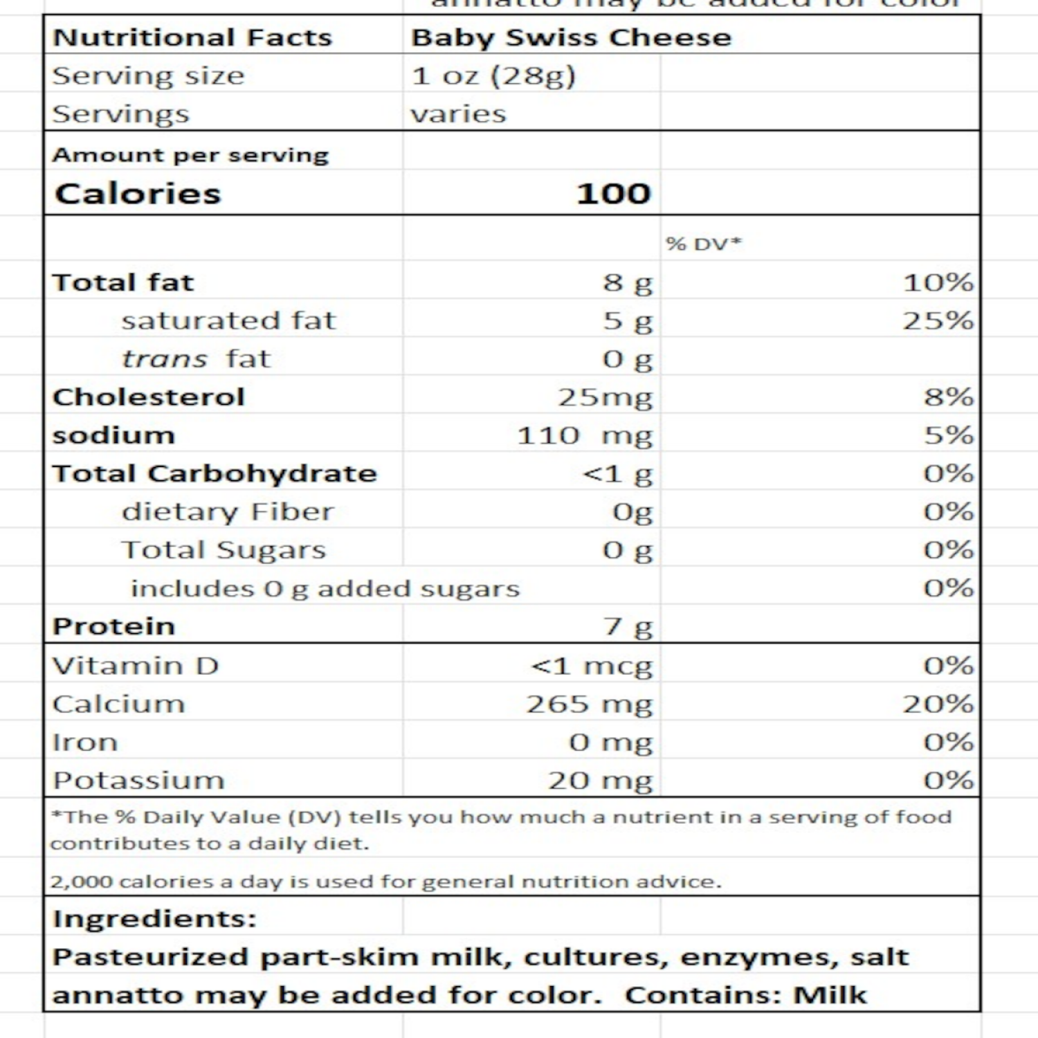 slide 2 of 2, Guggisberg Guiggisberg Chunk Baby Swiss, 12 oz