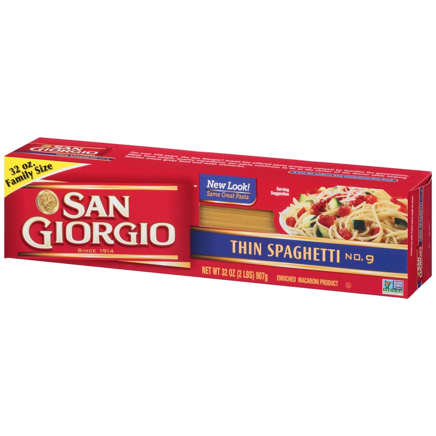 slide 3 of 8, San Giorgio Thin Spaghetti Pasta, 32 oz