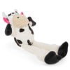 slide 3 of 13, goDog Skinny Cow Dog Toy S/M, SM/MED