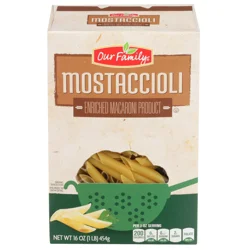 Our Family Mostaccioli Pasta