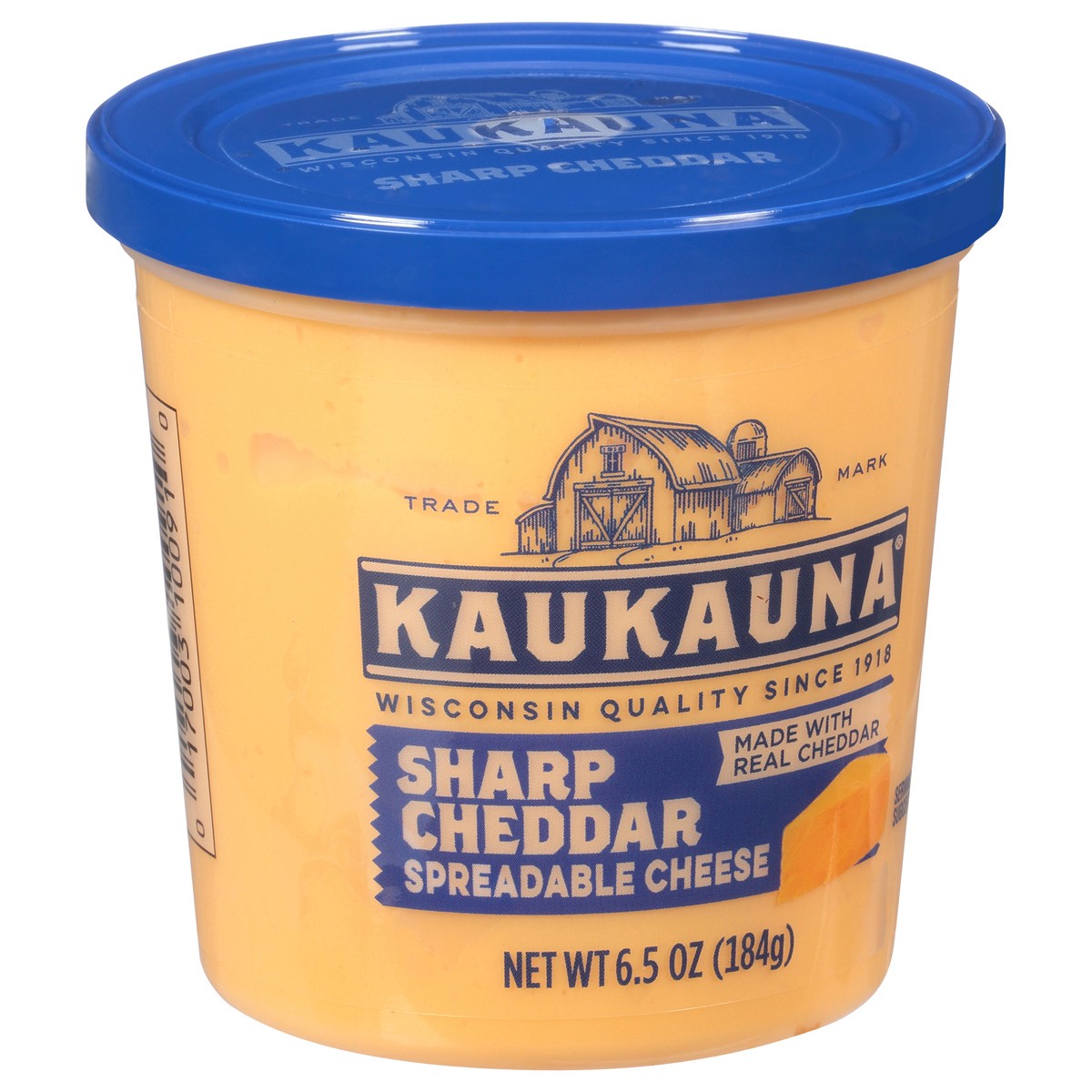 slide 4 of 13, Kaukauna Sharp Cheddar Spreadable Cheese Cup, 6.5 oz, 6.5 oz