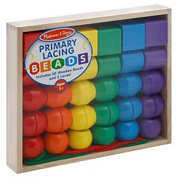 Melissa & Doug Primary Lacing Beads - EA