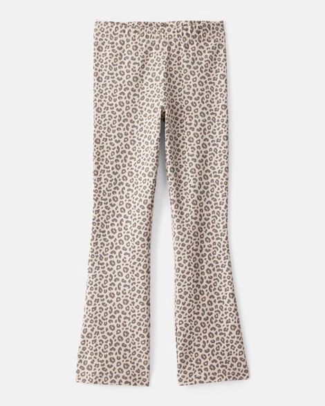 slide 1 of 3, Carter's Carters Girls Cotton Leopard Stretch Flare Leggings Multi 8, 1 ct