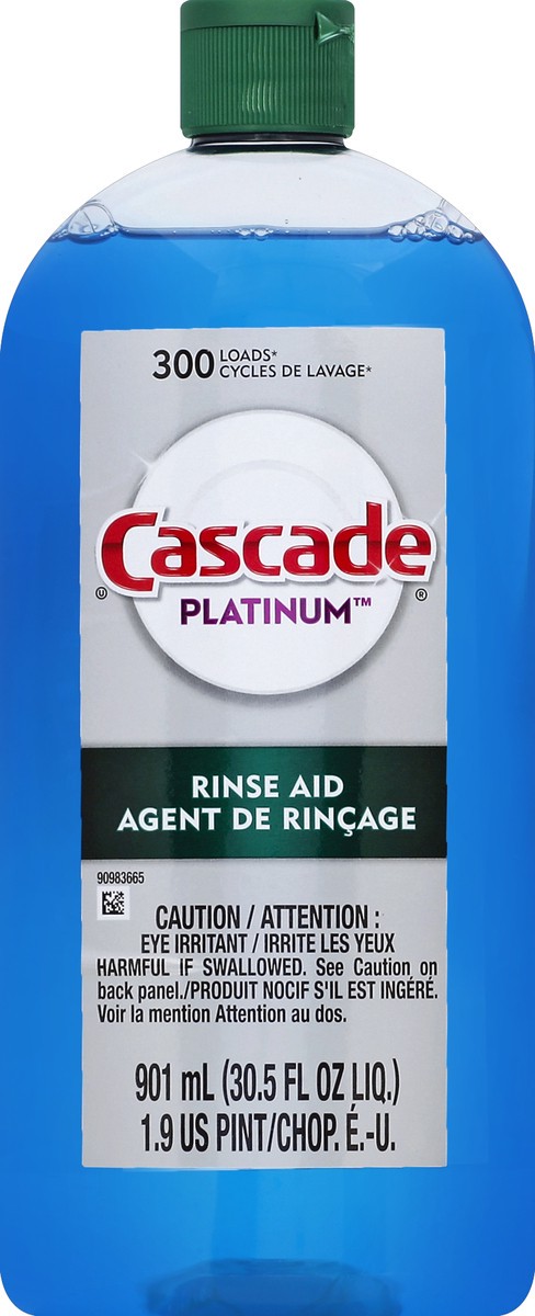 slide 1 of 5, Cascade Rinse Aid Platinum, 30.5 oz