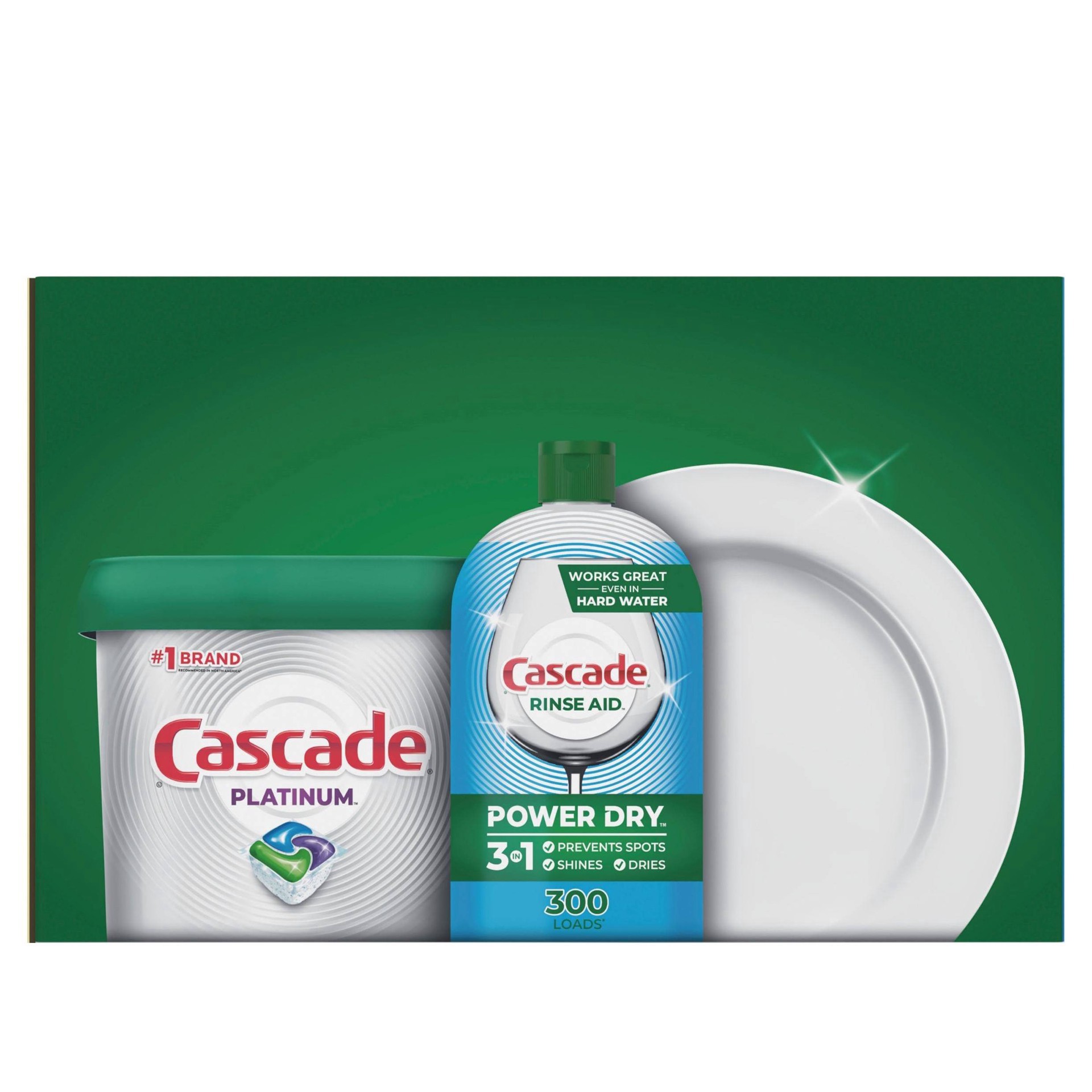 slide 5 of 5, Cascade Rinse Aid Platinum, 30.5 oz