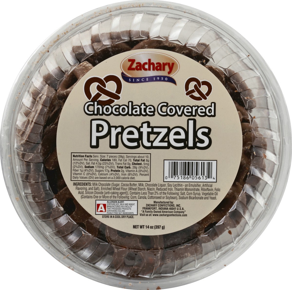 slide 3 of 3, Zachary Pretzels - 14 oz, 14 oz
