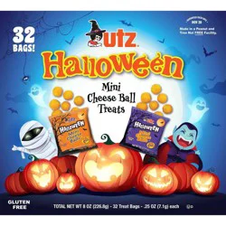 Utz 8 oz Utz Halloween Mini Cheeseballs Box 32 ct
