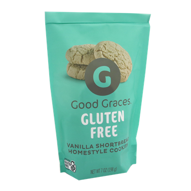 slide 1 of 1, Good Graces Gluten Free Vanilla Shortbread Cookies, 7 oz