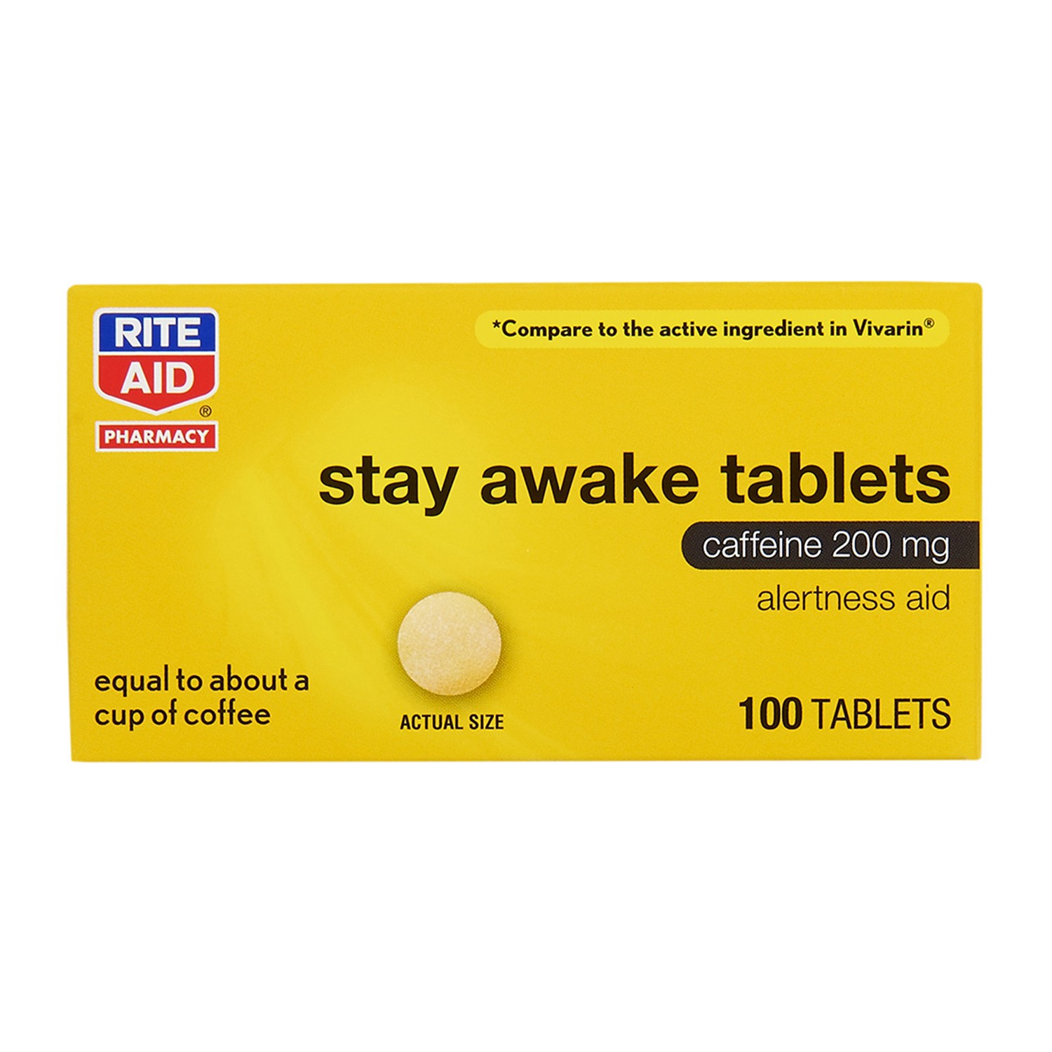 slide 1 of 5, Rite Aid Ra Stay Alert Tab, 100 ct