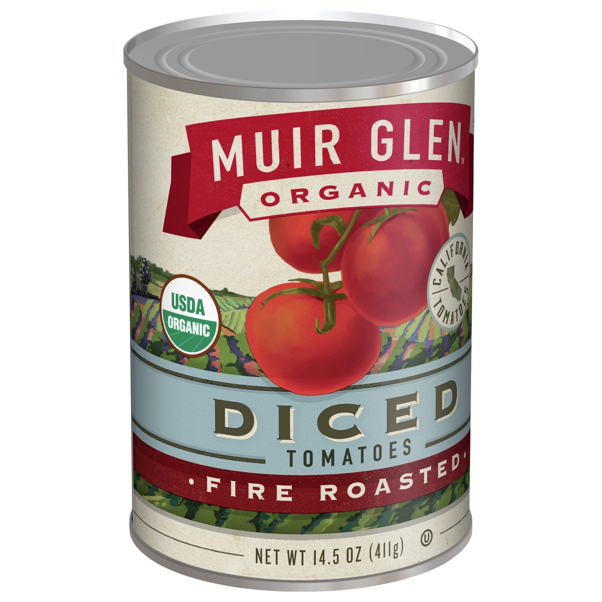 slide 2 of 9, Muir Glen Organic Diced Tomatoes, Fire Roasted, 14.5 oz., 14.5 oz