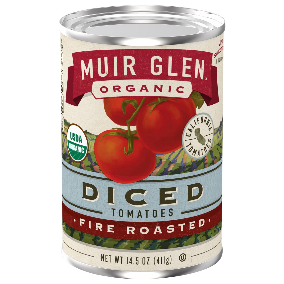 slide 1 of 9, Muir Glen Diced Tomatoes, Fire Roasted, 14.5 oz., 14.5 oz