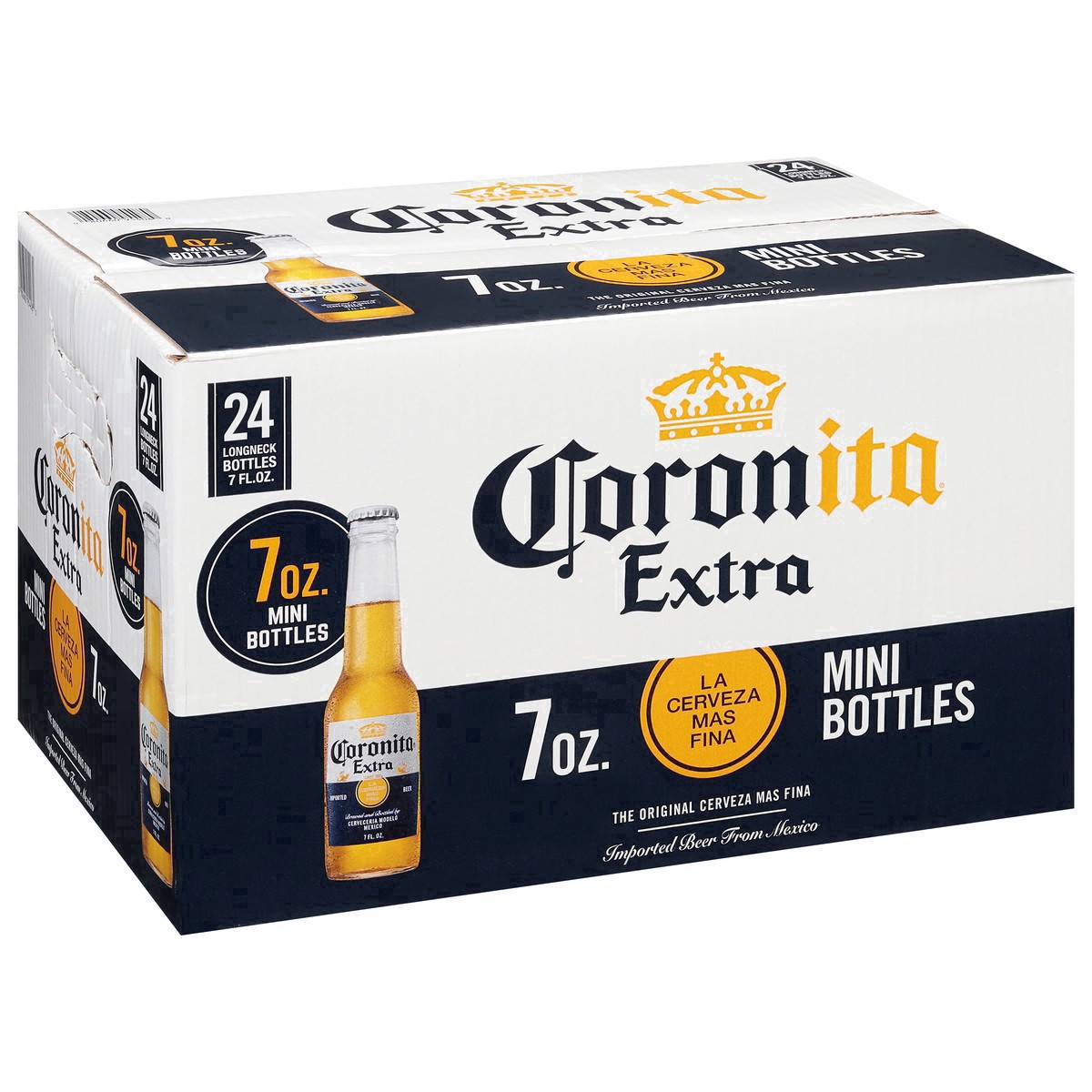 slide 36 of 50, Corona Extra Coronita Lager Mexican Beer Bottles, 24 ct; 7 oz