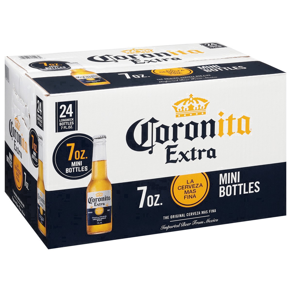 slide 36 of 50, Corona Crown Imports Corona Extra Coronita Extra Beer 24 Pack, 168 fl oz