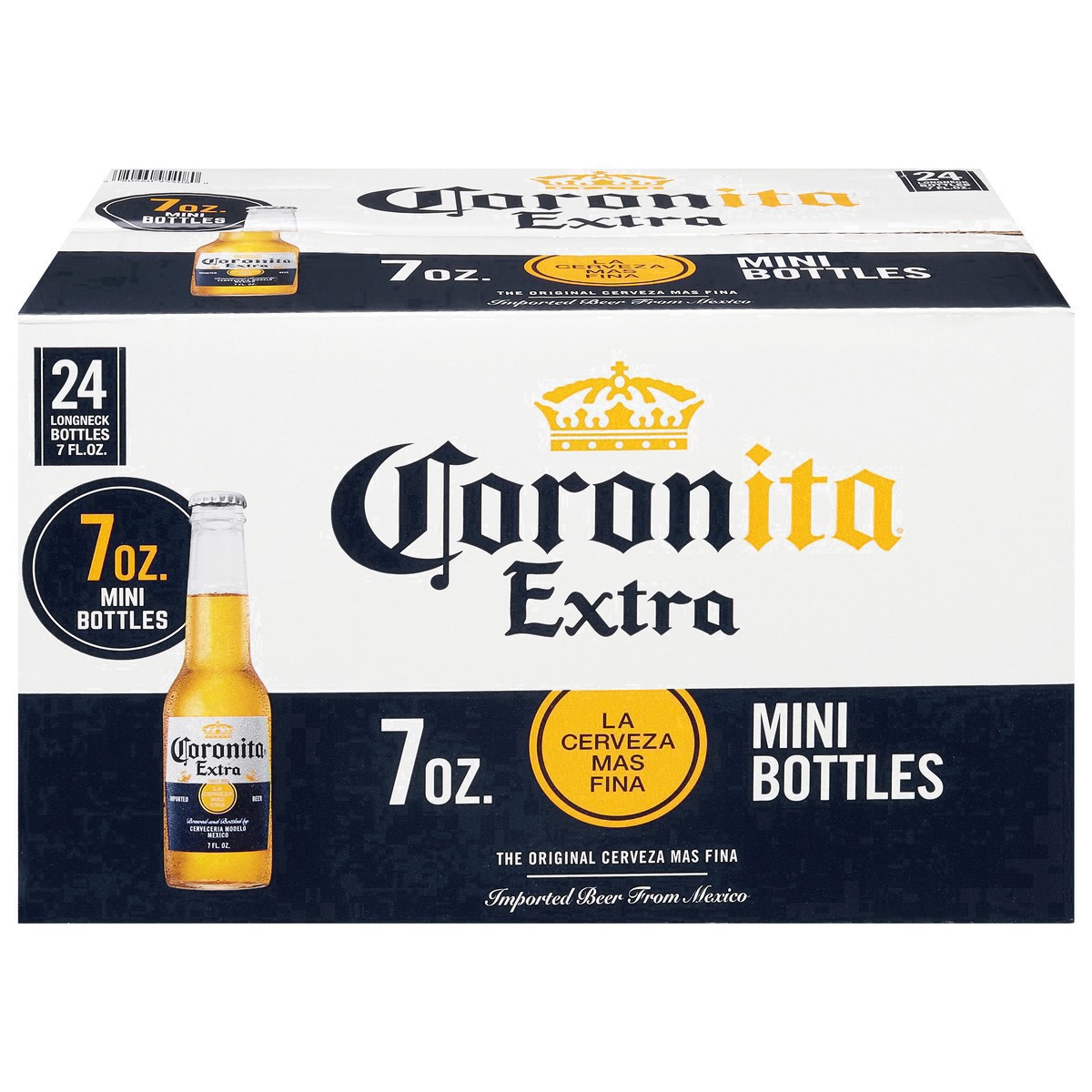 slide 11 of 50, Corona Crown Imports Corona Extra Coronita Extra Beer 24 Pack, 168 fl oz